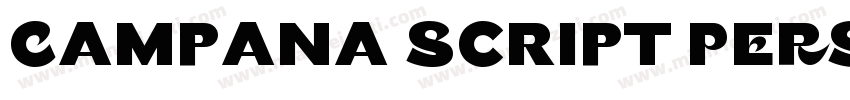 Campana Script PERSONA字体转换